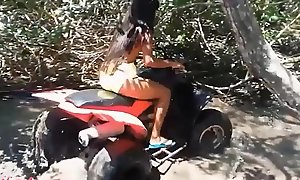 HD Thai teen heather goes atving on touching paradise added to gets Brobdingnagian throatpie on touching quad