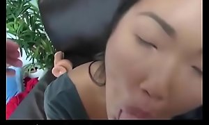Amateur Asian chick Ami Parks sucks a big blarney --More on Amateurteenscam x-videos.club--