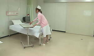 Hot Japanese Nurse gets banged at clinic bed by a horny patient!