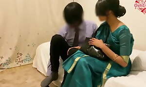 Indian Young house-servant has intercourse more hot teacher, complete fuck