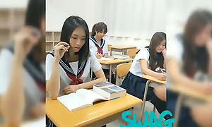 Prank all round Asian Schoolgirl – She Notices that I Came on Her Body - Asian Unskilled