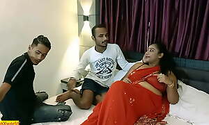 Indian Bengali beautiful stepsister proverbial and fucked! Hot threesome sex