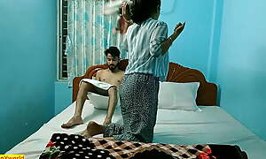 Indian young boy making out abiding room service hotel tolerant at Mumbai! Indian hotel sex
