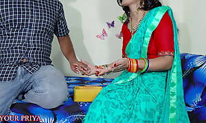 Step-sister Priya got hunger tortured anal fuck with squirting first of all her engagement in outward hindi audio