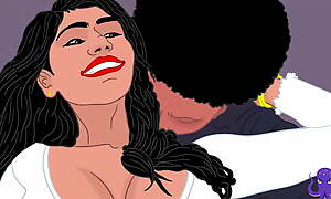 18+ Desi Glum Indian Bhabhi - Mia Khalifa's Big Ass fucked apart from BBC - Anal Lovemaking - Hindi Audio - Animated Cartoon Porn