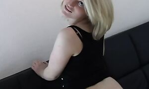 Tight 18yo german Blonde getting first adulthood fucked in front be worthwhile for a camera