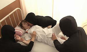 Chiharu Minagawa - Burdening someone After Jaw-Droppingly Beautiful Busty Nurse.
