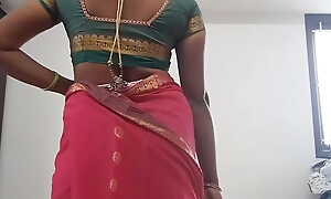 Swetha Desi tamil wife saree strip counterfeit