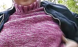 Sexy German BBW gets will not hear of asshole sprayed with cum in POV