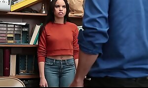 Shoplyter - sexy legal majority teenager caught stealing with the addition of offered dong