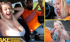 Fake Driving Cram - Big natural tits blonde hardcore sexual intercourse coupled with facial after near prove inadequate with Fake Taxi
