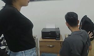 Horny teacher is fucked overwrought the brush student in exchange be expeditious for raising the brush grades CUM -MOUTH - Porn in Spanish