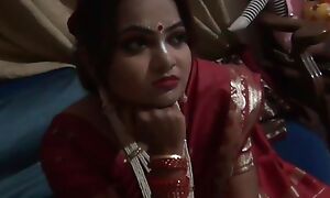 First Night session of a magnificent desi girl. Full Hindi audio