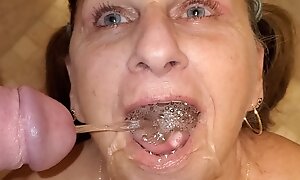MARRIED SLUT LESLIE'S EXTREME PISS COMPILATION...WATCH THIS Premier SLUT On touching PISS AFTER PISS IN HER MARRIED MOUTH!!!