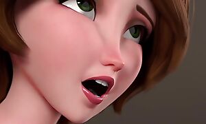 Big Hero 6 - Aunt Cass Cunning Grow older Anal (Animation back Sound)