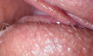 Extremely closeup sex wide friend's fiance, covetous creamy fuck and cum on pussy