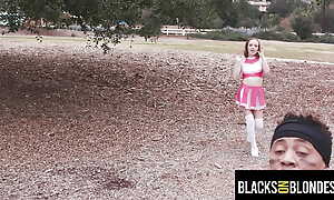 University Cheerleader Gangbanged At the end of one's tether Rival Lawn Perfection - BlacksOnBlondes
