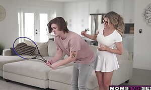 "Do you know how to use your dick better than a tennis racket?" Milf Cory Chase Asks Stepson - S19:E9