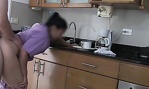 Step mom with huge round ass works as a maid with an increment of gets fucked by the boss