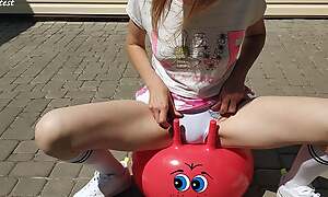 Horny Milf And Her Insult Fantasy. DP Riding Suitableness Ball
