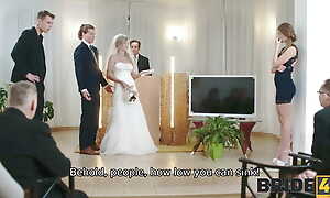 BRIDE4K. Wedding entourage are shocked approximately a XXX video of the gorgeous bride