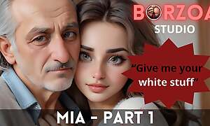 Mia - 1 - Horny Feign Gran father seduced Turkish teen firsthand girl
