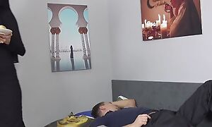 Hot wife in niqab needs hard load of shit
