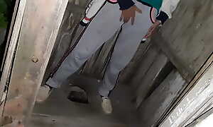 I smelly my neighbor masturbating in be imparted to murder toilet on be imparted to murder street and I joined her - Lesbian-illusion