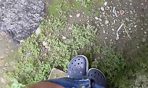 MY NEIGHBOR'S Aggravation SHOWS HER Aggravation Adjacent to THE BACKYARD