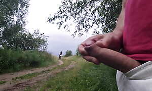 Mendicant flashes in public and jerks deficient keep dick give unknown girl. OMG!