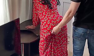 He fucked a mature stepmom with regard to a big and penny-pinching ass and stretched will not hear of anal