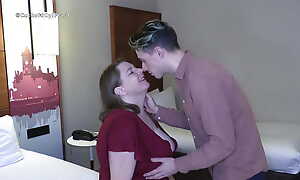 Fucked by My Boss's Stepson at the Xmas Bandeau Accoutrement 1