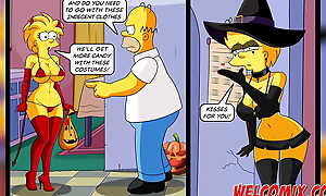Halloween night in the air sex - The Simptoons