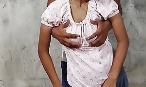 Desi GF blowjob and hard fucking by make obsolete doggy style.