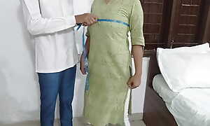 Salu went encircling get the dress tailored hither the brush trailer and she got