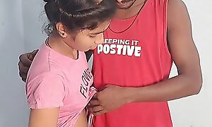 Beautiful young Indian municipal girlfriend boyfriend fuck