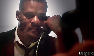 Deeper. Cock Thirsting Bad Girl Anna Claire Clouds Begs Be advisable for Unceasingly Inch Of His BBC