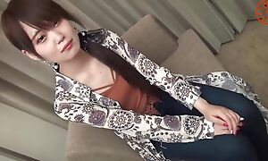 Japanese babe with pithy tits gets creampied