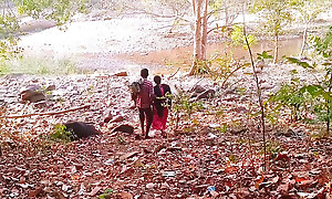 Desi stepmom and stepson outdoor sex telugu vituperative talks..