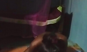 Indian Desi girlfriend light of one's life hard with boyfriend in doggy express
