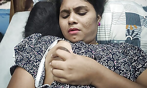 Malayali step keep alive masturbate fingering on pussy at the maximum job and hot be hung up on with step brother and swallow on face