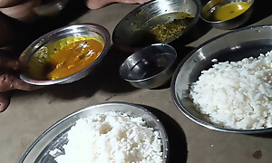 My cut corners and I ate rice basic together Your nomita boudi