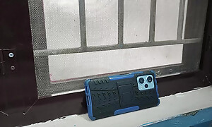 BDSM blinfdfolded wife share surprize wedding anniversary gift from husband with husband's collaborate hot making love in blindfold