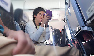 Dick Resplendent in Airplane - Girl Brought Me Relating to Cumshot In 2 Minutes
