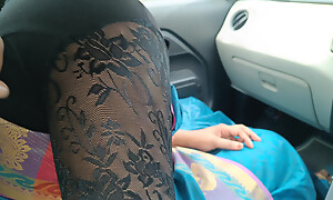 Family affectation Open-air fucking in the matter of railway carriage with fellow-creature stranger