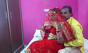 Newly married indian first night Sex together with romance video, chest press removal saree blouse