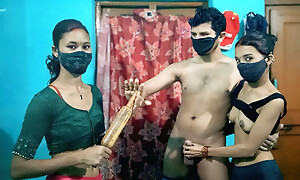 I fuck my wife's lash friend tight pussy sex video, viral desi Indian wife's friend fuck cought apart from wife threesome Hindi dusting