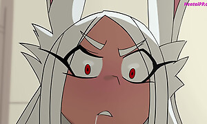 Internship Took a Wild Turn Into an Outdoor Lady-love Session Against a Tree!