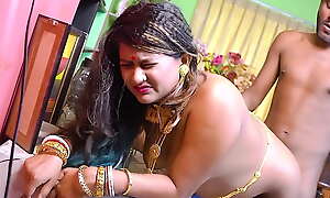 Greasy Indian Bhabhi seduces her servant here passionate lovemaking and intense, forbidden pleasure.