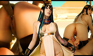 Desert Demiurge Entrances Traveler in Low-spirited Ritual - MollyRedWolf